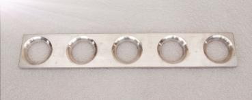 Audi S2 Flanschplatte mit gefrästen Einlaufradien für eine  Ansaugbrücke